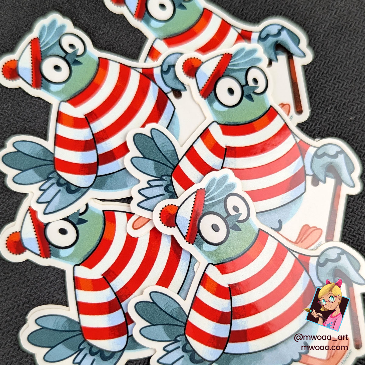 Geek Pigeons, Où est Charligeon ? | Stickers – Image 2