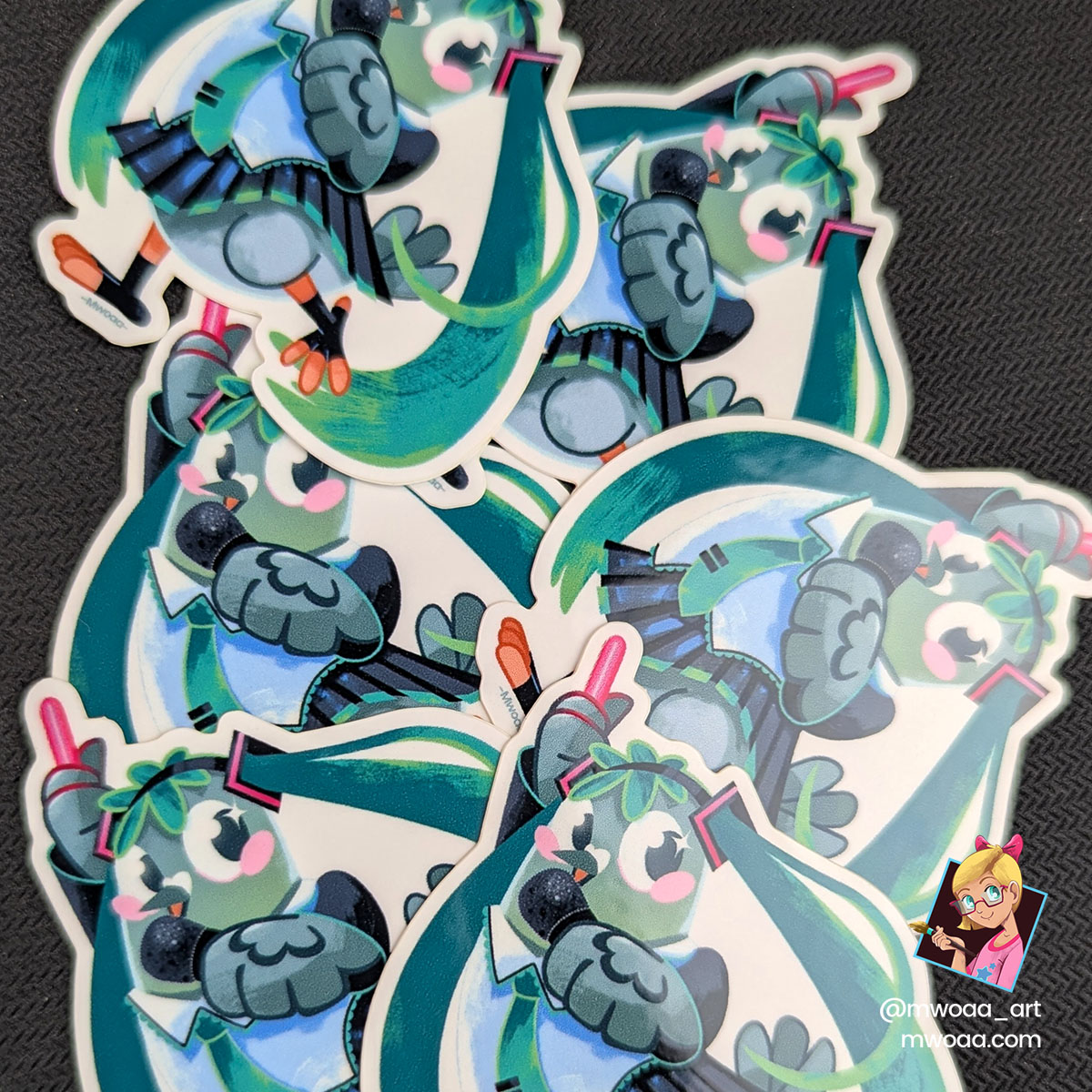 Geek Pigeons, Hatsune pigeon | Stickers - Image 2