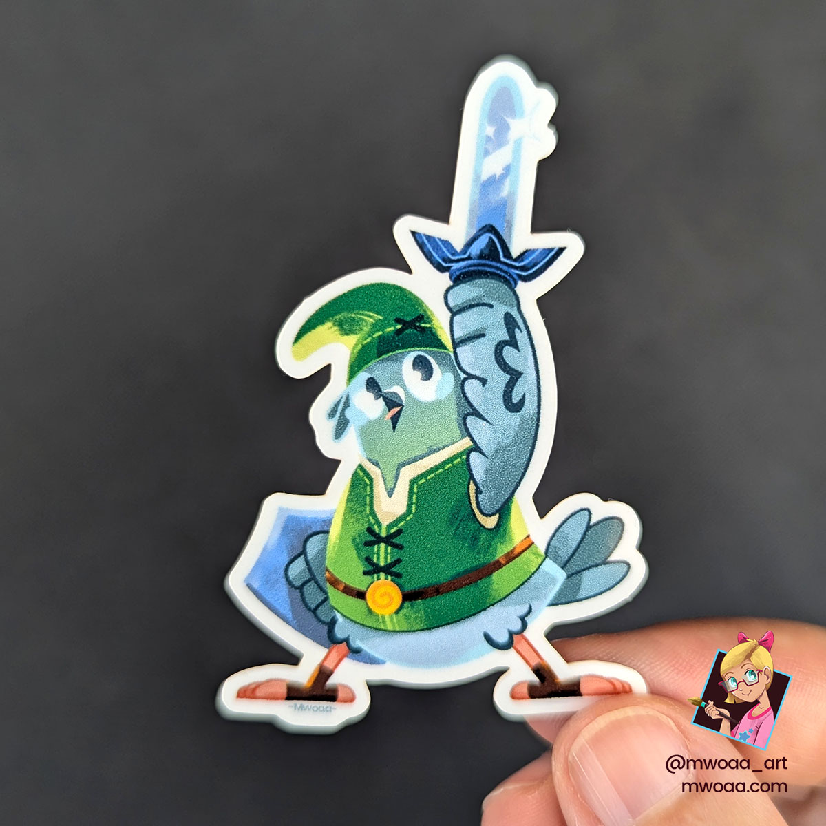 Geek Pigeons, Le pigeon d’Hyrule | Stickers