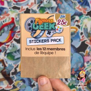 | Geek Pigeons | Stickers Pack