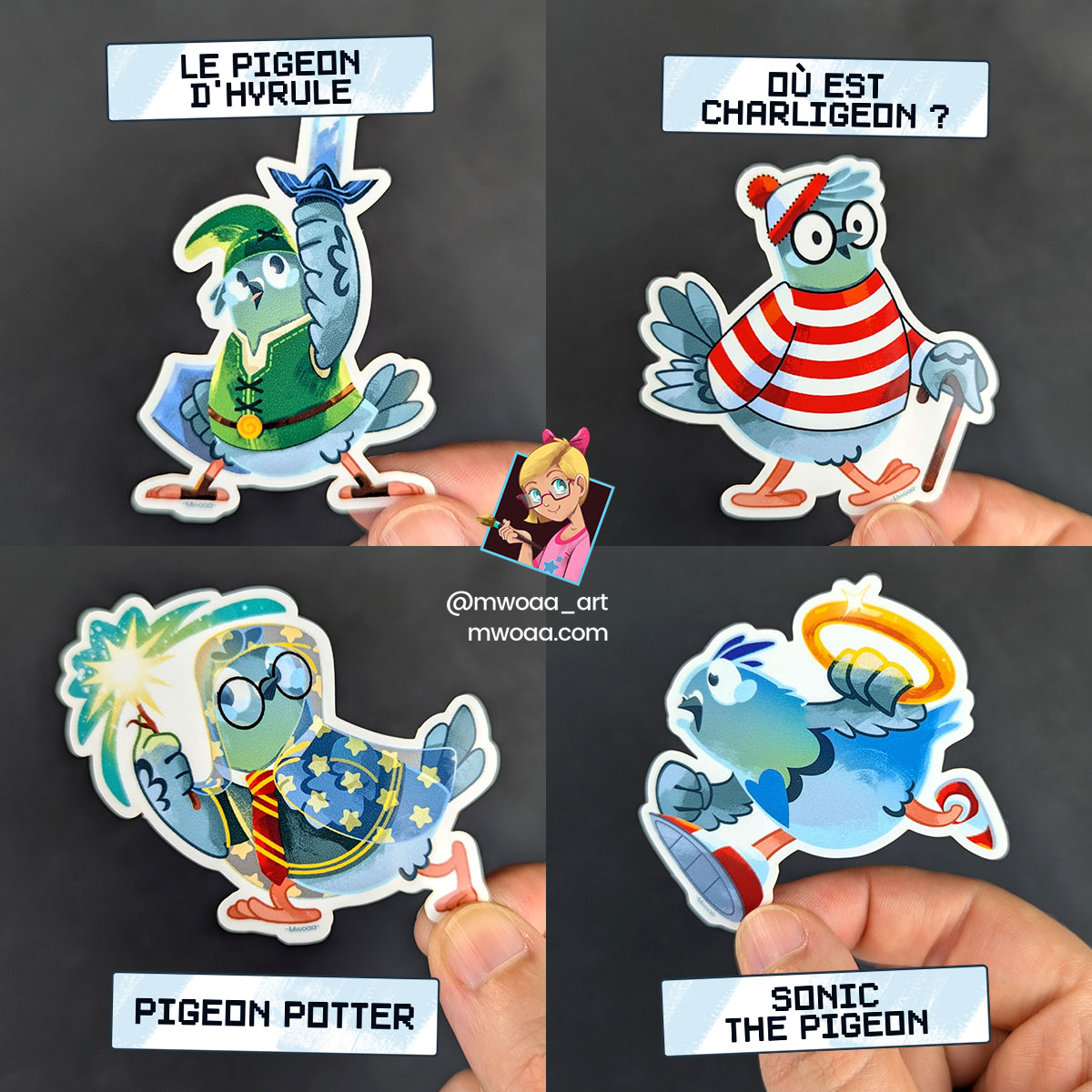 | Geek Pigeons | Stickers Pack – Image 2