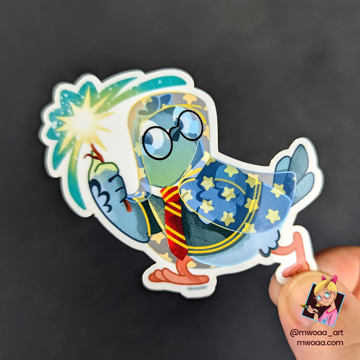 Geek Pigeons, Pigeon Potter | Stickers