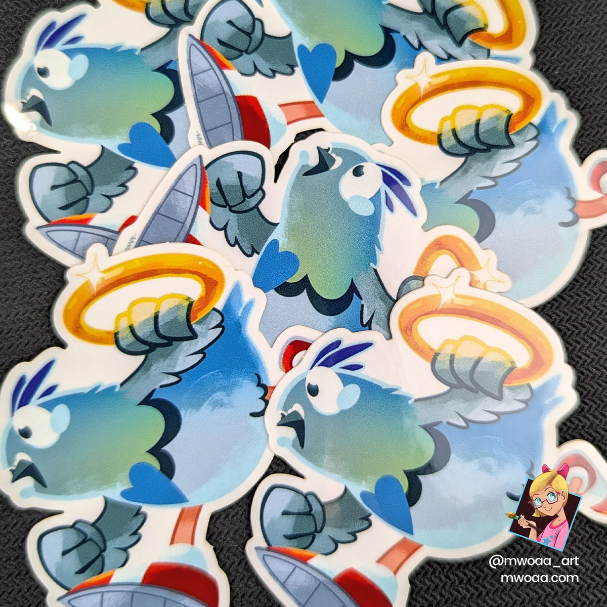 Geek Pigeons, Sonic le pigeon | Stickers – Image 2