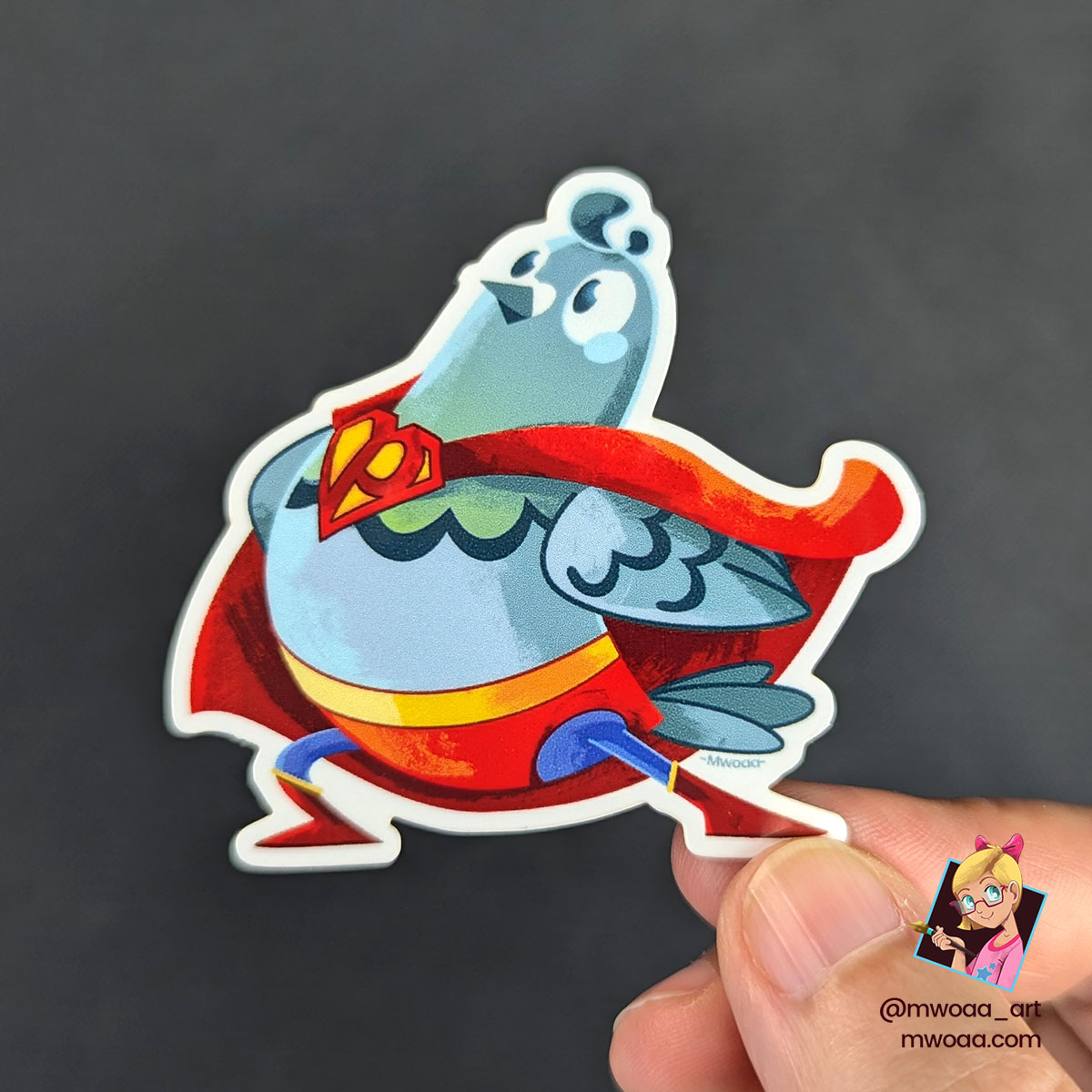 Geek Pigeons, Super pigeon | Stickers